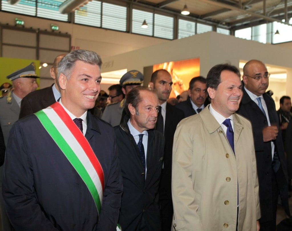 Il presidente Mollicone e il ministro Romano