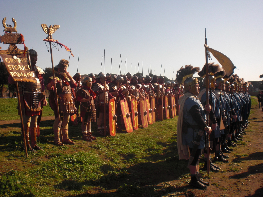 Il gruppo storico romano che da anni organizza il Natale di Roma e rievocazioni storiche con l'Università di Tor Vergata