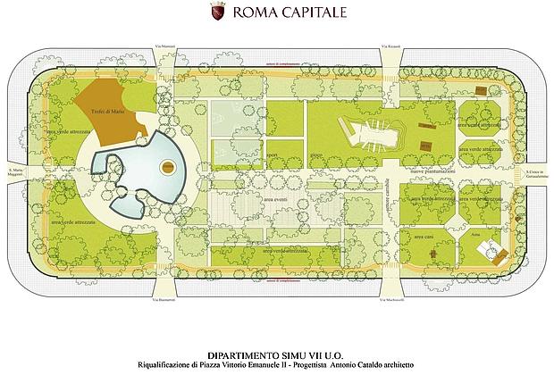 Ecco il progetto finanziato con i soldi di Roma capitale dal centrodestra e bloccato, a lavori iniziaiti, da Marino. 